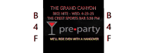 L.A. 2 Grand Canyon Pre-Party @ The Crest Sports Bar Torrance