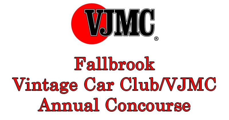 Fallbrook Vintage Car Club/VJMC Annual Concourse