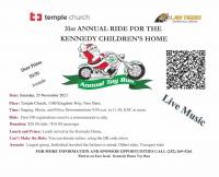 Annual Kennedy Children's Home Toy Run