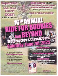 16th Annual Ride for Boobies and Beyond