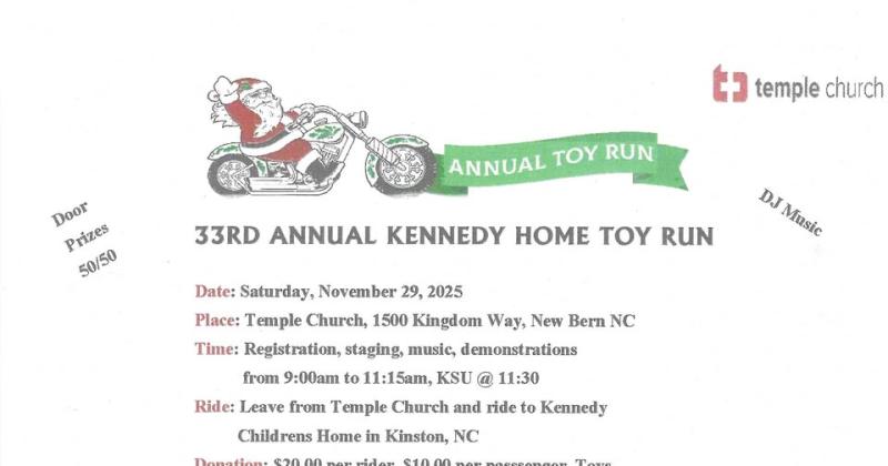 33rd. Annual Kennedy Home Toy Run