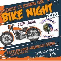 Brothers of Conflict Veteran Motorcycle Club Bike night! With Free tacos!!