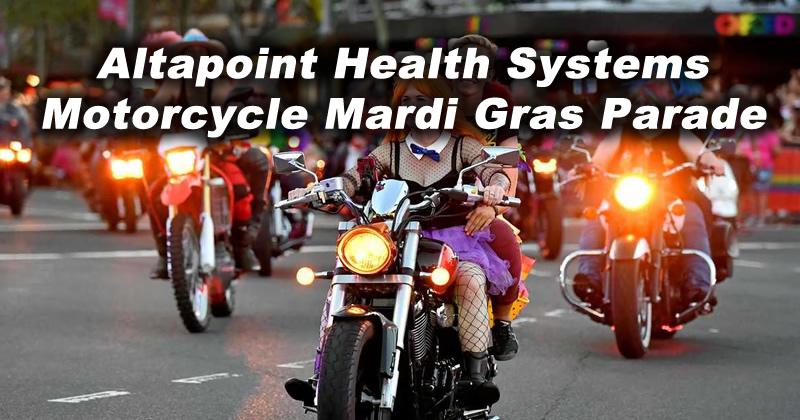 Alatal Point 2026 Altapoint Health Systems Motorcycle Mardi Gras Parade - CycleFish
