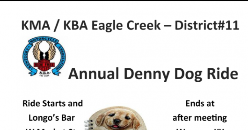 Denny Dog Ride with Kma/Kba Eagle Creek Dist#11