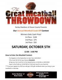 Annual Meatball Cook Off