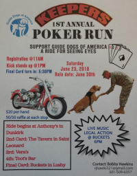 Guide Dogs of America Poker Run