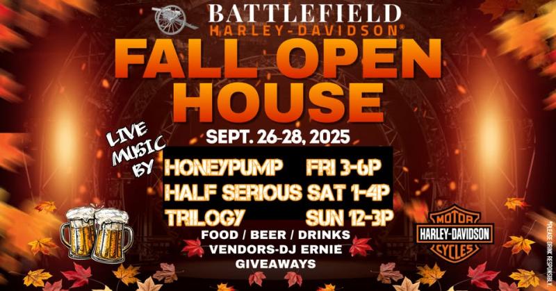 Fall Open House Party at Battlefield Harley-Davidson