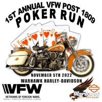 1ST Annual VFW Post 1809 Poker Run