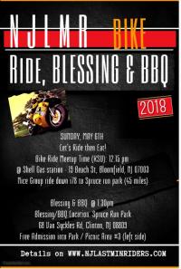 NJLMR Annual Bike Ride, Blessing & BBQ @12pm