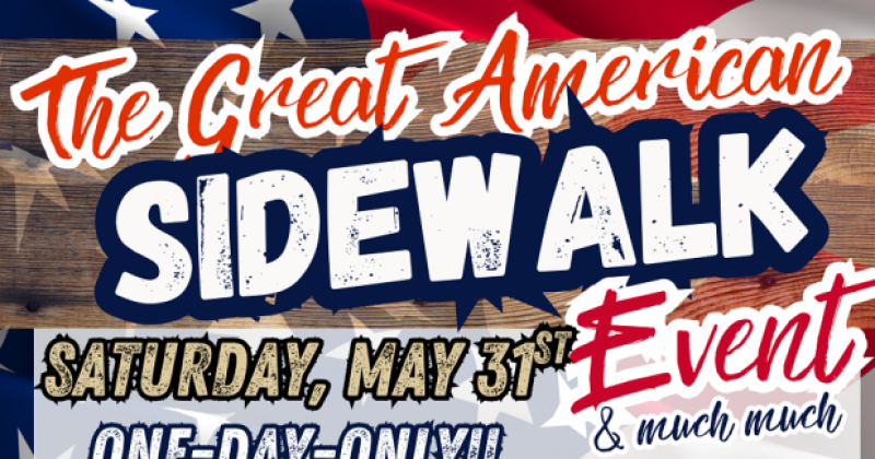 The Great American Sidewalk Event - One Day Only 