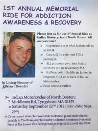 1st Annual Memorial Ride for Addiction Awareness and Recovery