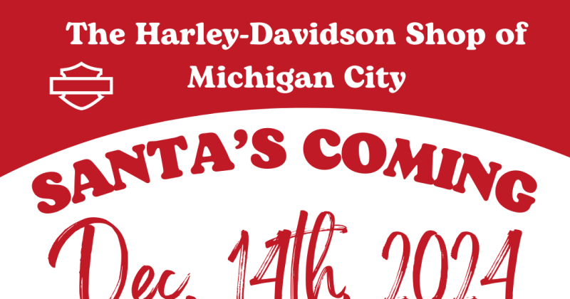 Photos with Santa @ The Harley-Davidson Shop of Michigan City