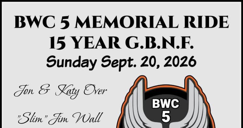 BWC 5 - 15 Years G.B.N.F. Memorial Ride