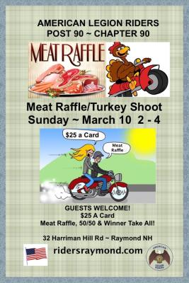 Turkey Shoot/Meat Raffle ~ ALR - Chapter 90 - Raymond NH 