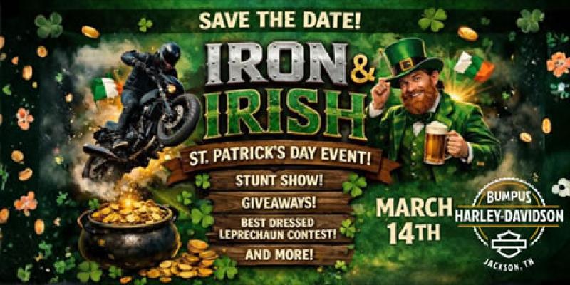 Iron & Irish at Bumpus Harley-Davidson of Jackson