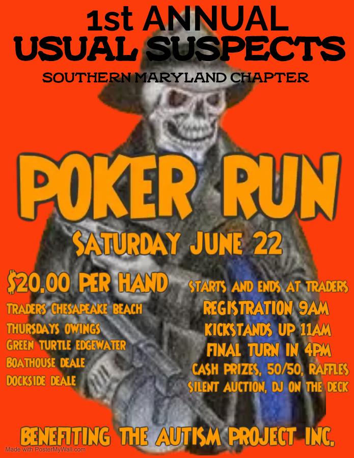 Usual suspects poker run