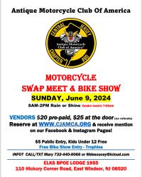 Central Jersey Chapter AMCA Swap Meet  & Bike Show 