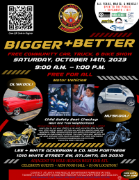 Atlanta Fire Rescue Department Free Community Car, Truck, & Bike Show 2023