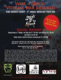 VEMA Gwinnett County 3rd Annual Moonlight Poker Run