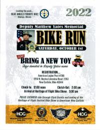 Deputy Matthew Yates Memorial Bike Run