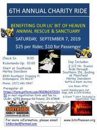 Hogs for Dogs 6th Annual Motorcycle Ride
