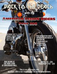 Back to the Beach with American Legion Riders Post 208