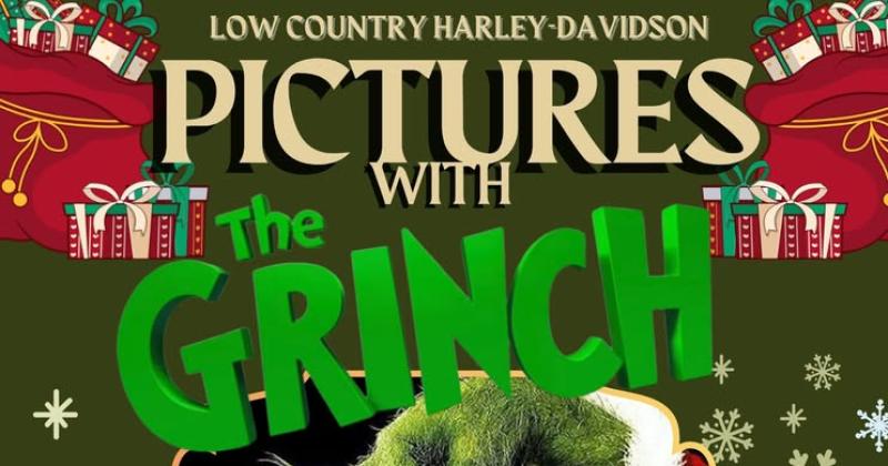 Meet the Grinch at Low Country Harley-Davidson