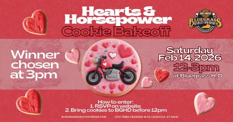 Hearts & Horsepower Cookie Bakeoff at Bluegrass H-D