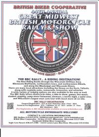 44th Annual Great Midwest British Motorcycle Rally and Show