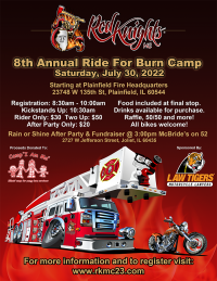 Red Knights IL 23 8th Annual Ride For Burn Camp