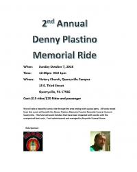 2nd Annual Denny Plastino Memorial Ride
