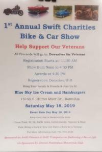 1st Annual Swift Charities Bike & Car Show