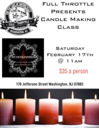Bikers Wanted!  Candle Making Class @ Full Throttle Cycles