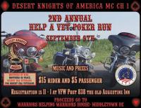 2nd Annual Help A Vet Poker Run