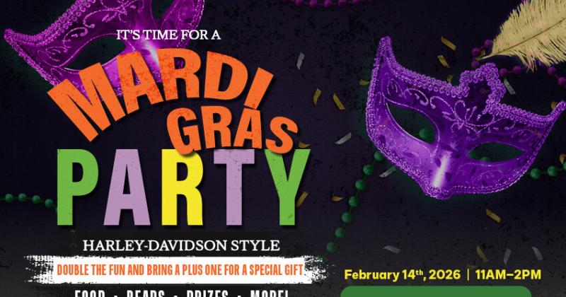 Mardi Gras Madness at East Bay Harley-Davidson