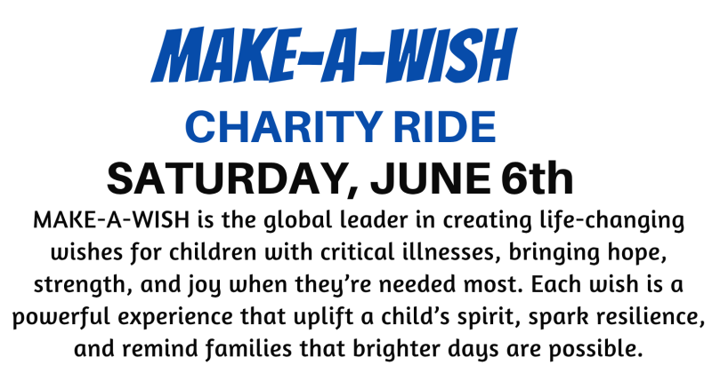 MAKE-A-WISH CHARITY RIDE