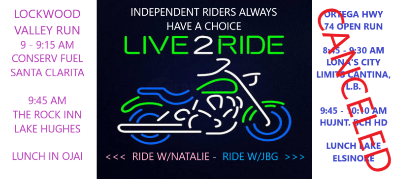Ride W?Natalie Through Lockwood Valley & Ojai For Lunch
