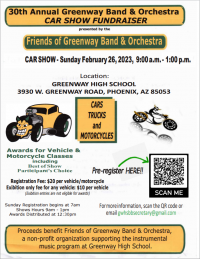 30th Annual Greenway Car and Motorcycle Show
