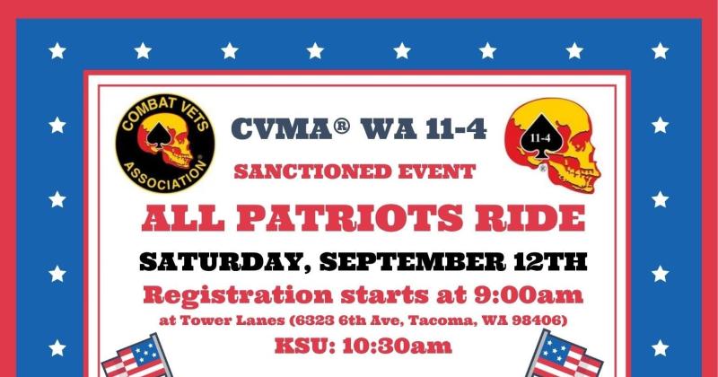 CVMA&reg; WA 11-4 All Patriots Ride