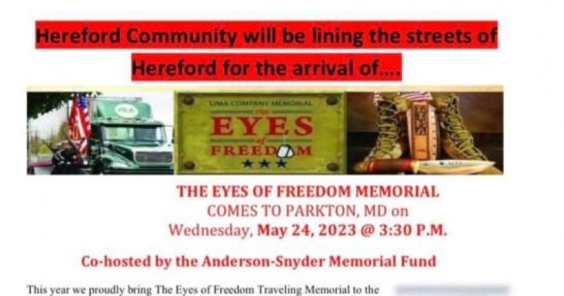 The Eyes of Freedom Memorial Escort