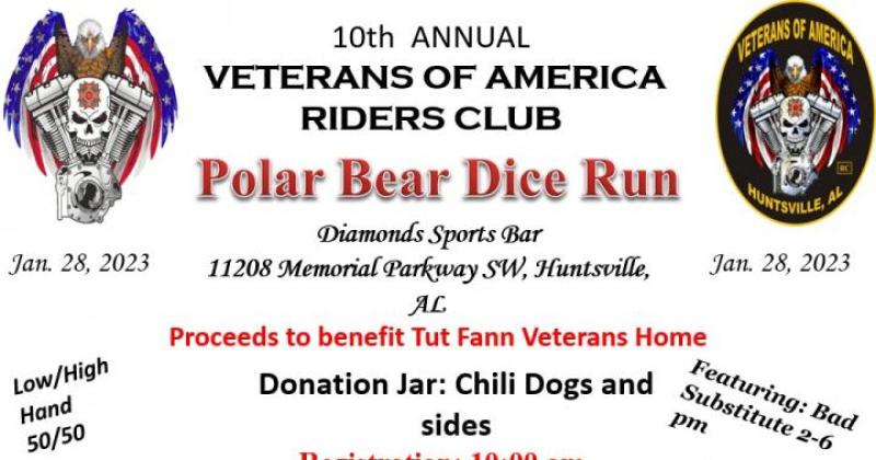 10th Annual Veterans of America RC Polar Bear Dice Run