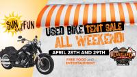 Used Bike Tent Event