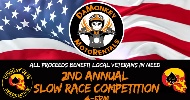 DaMonkey MotoRentals - 2nd Annual Slow Race Competition