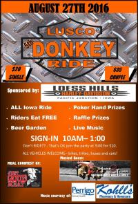 5th Annual Loess Hills Ride for the Donkeys 