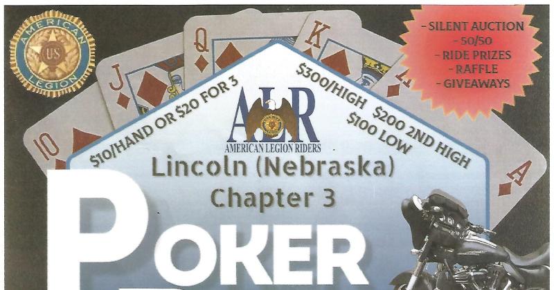 AMERICAN LEGION RIDERS LINCOLN NEBRASKA CHAPTER 3 POKER RUN