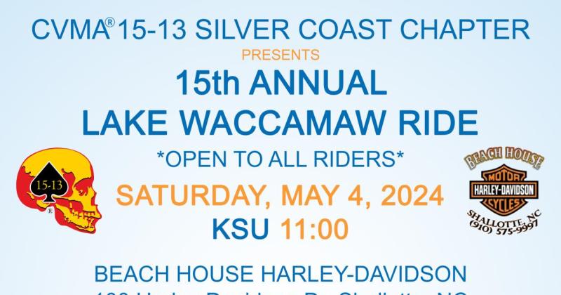15-13 Lake Waccamaw Boys & Girls Homes of N.C. Charity Ride