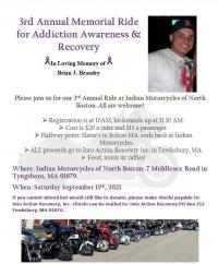 3rd Annual Memorial Ride for Addiction Awareness & Recovery