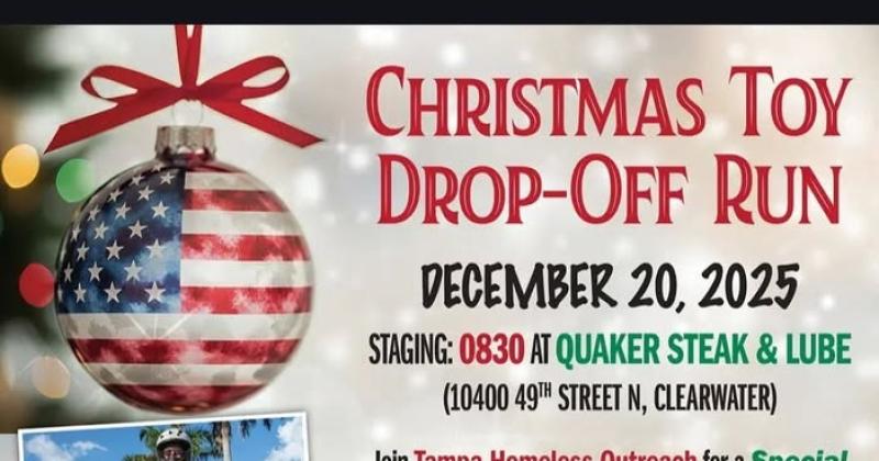 Tampa Bay Homeless Outreach Toy Drop Off Run