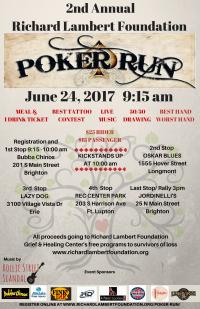 2nd Annual Richard Lambert Foundation Poker Run