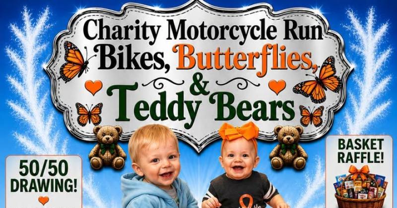 Bikes, Butterflies, and Teddy Bears Charity Bike Run